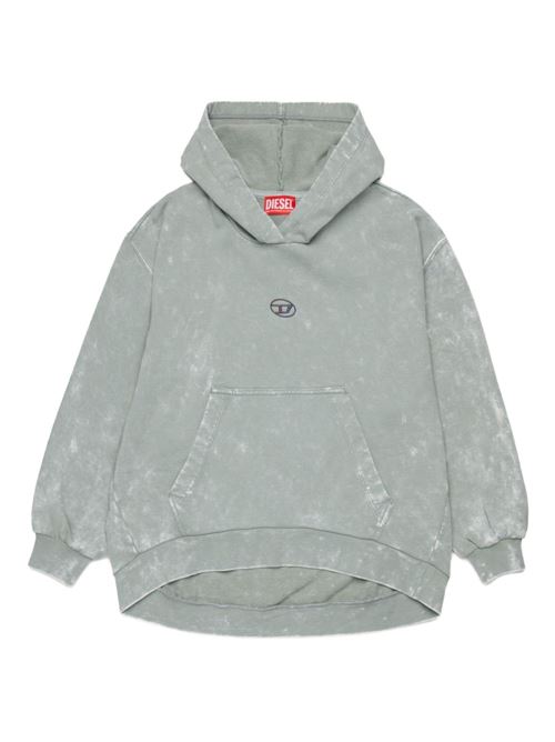 Felpa bambina Diesel grigia DIESEL KIDS | J02608KYA0FK917